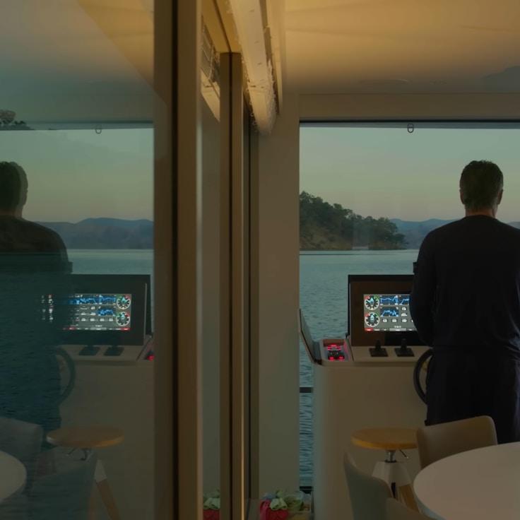 Corporate retreat on yacht